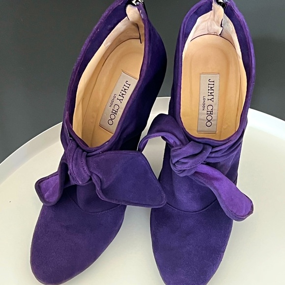 Jimmy Choo Erica Ankle Bootie Dark
Purple Suede - Picture 6 of 16